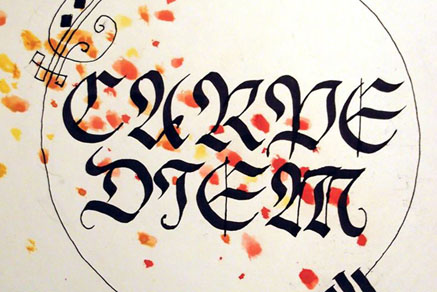 course of historical calligraphy: Western Calligraphy