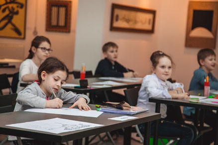 Graduation of the children’s group at the National School of Calligraphy