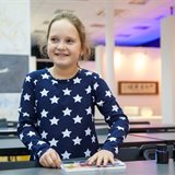 Classes of the children's group of the national School of Calligraphy