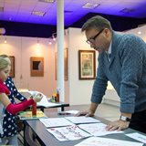 Classes of the children's group of the national School of Calligraphy