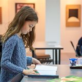 Classes of the children's group of the national School of Calligraphy