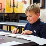 Classes of the children's group of the national School of Calligraphy Classes of the children's group of the national School of Calligraphy