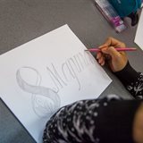 Workshop on lettering