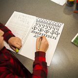 Children's classes at the National School of Calligraphy