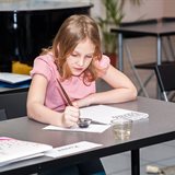 Children's classes at the National School of Calligraphy