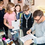 Children's classes at the National School of Calligraphy