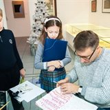 Children's classes at the National School of Calligraphy