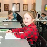 Children's classes at the National School of Calligraphy