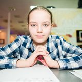 Children's classes at the National School of Calligraphy