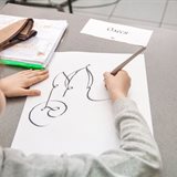 Final class of the children’s group at the National School of Calligraphy