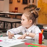 Final class of the children’s group at the National School of Calligraphy