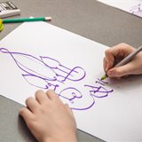 Final class of the children’s group at the National School of Calligraphy