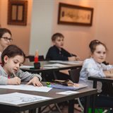 Final class of the children’s group at the National School of Calligraphy