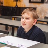 Final class of the children’s group at the National School of Calligraphy