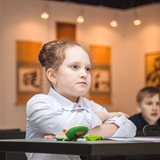 Final class of the children’s group at the National School of Calligraphy