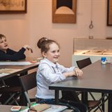 Final class of the children’s group at the National School of Calligraphy