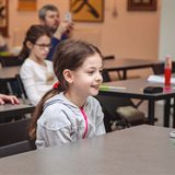Final class of the children’s group at the National School of Calligraphy