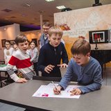 Final class of the children’s group at the National School of Calligraphy
