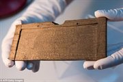Earliest handwritten 'notepad' unearthed in London: Discovery of 410 wooden tablets gives glimpse into life of city's first Romans